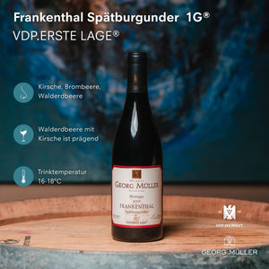 
                  
                    2019 Assmannshäuser Frankenthal Spätburgunder 1G® VDP.ERSTE LAGE®
                  
                