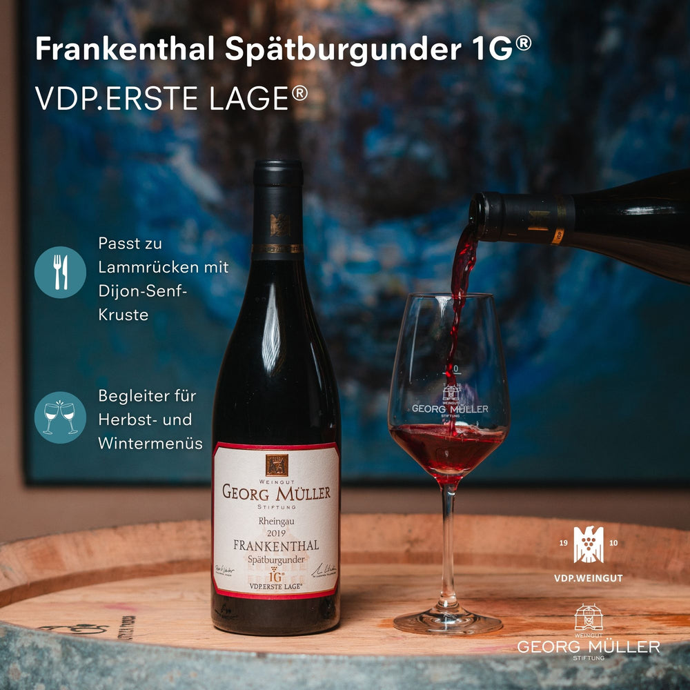 
                  
                    2019 Assmannshäuser Frankenthal Spätburgunder 1G® VDP.ERSTE LAGE®
                  
                