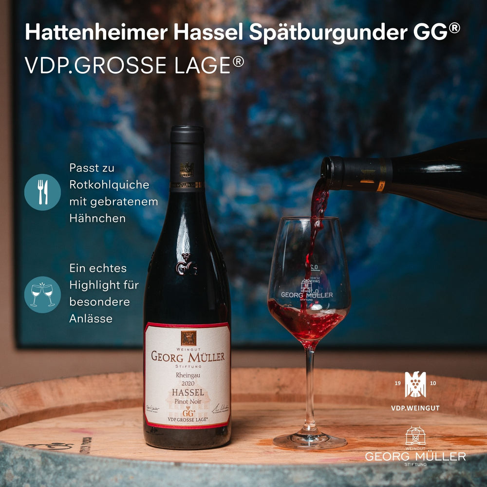 
                  
                    2020 Hattenheimer Hassel Spätburgunder GG® VDP.GROSSE LAGE®
                  
                