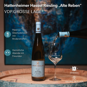 
                  
                    2020 Hattenheimer Hassel Riesling „Alte Reben“ feinherb VDP.GROSSE LAGE
                  
                
