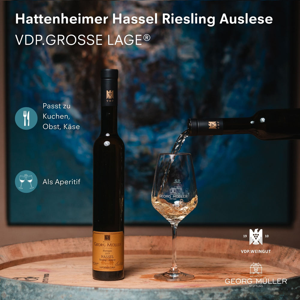
                  
                    2019 Hattenheimer Hassel Riesling Auslese VDP.GROSSE LAGE®
                  
                