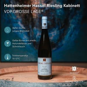 
                  
                    2021 Hattenheimer Hassel Riesling Kabinett VDP.GROSSE LAGE®
                  
                