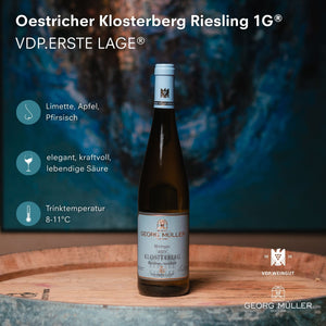 
                  
                    2023 Oestricher Klosterberg Riesling 1G® VDP.ERSTE LAGE®
                  
                