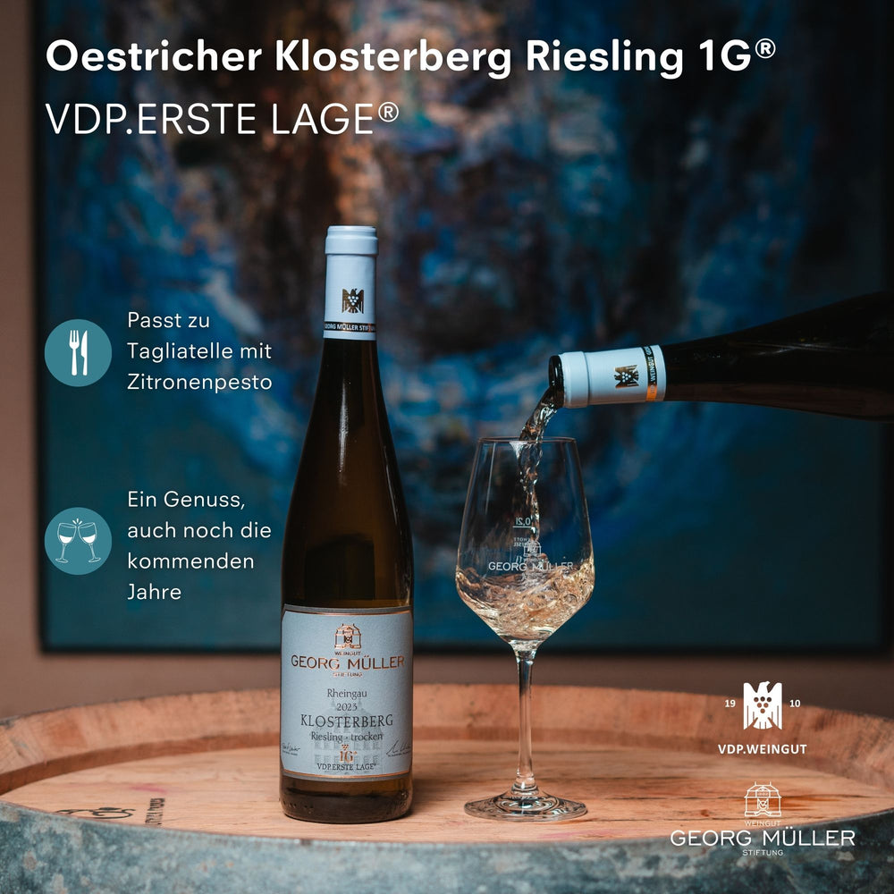 
                  
                    2023 Oestricher Klosterberg Riesling 1G® VDP.ERSTE LAGE®
                  
                