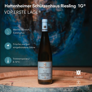 
                  
                    2022 Hattenheimer Schützenhaus Riesling 1G® VDP.ERSTE LAGE®
                  
                
