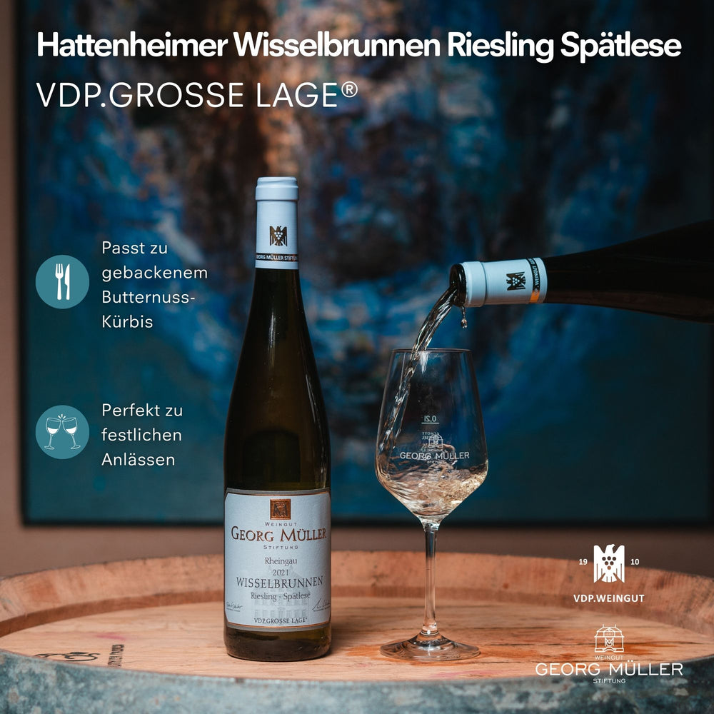 
                  
                    2021 Hattenheimer Wisselbrunnen Riesling Spätlese VDP.GROSSE LAGE
                  
                